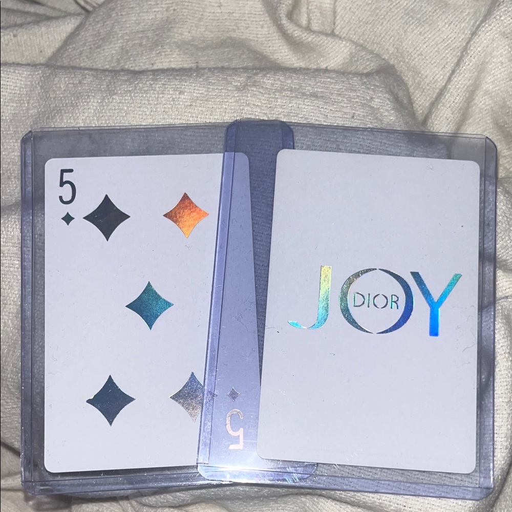 Dior JOY Luxury Playing Cards - 5&6